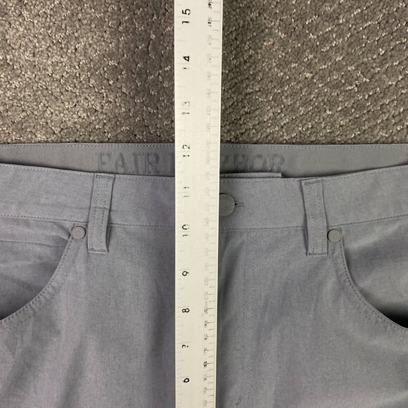Fair Harbor Pants Men's 34 x 30 Measures 36 x 29.5 Grey The Compass Pants - Picture 11 of 14